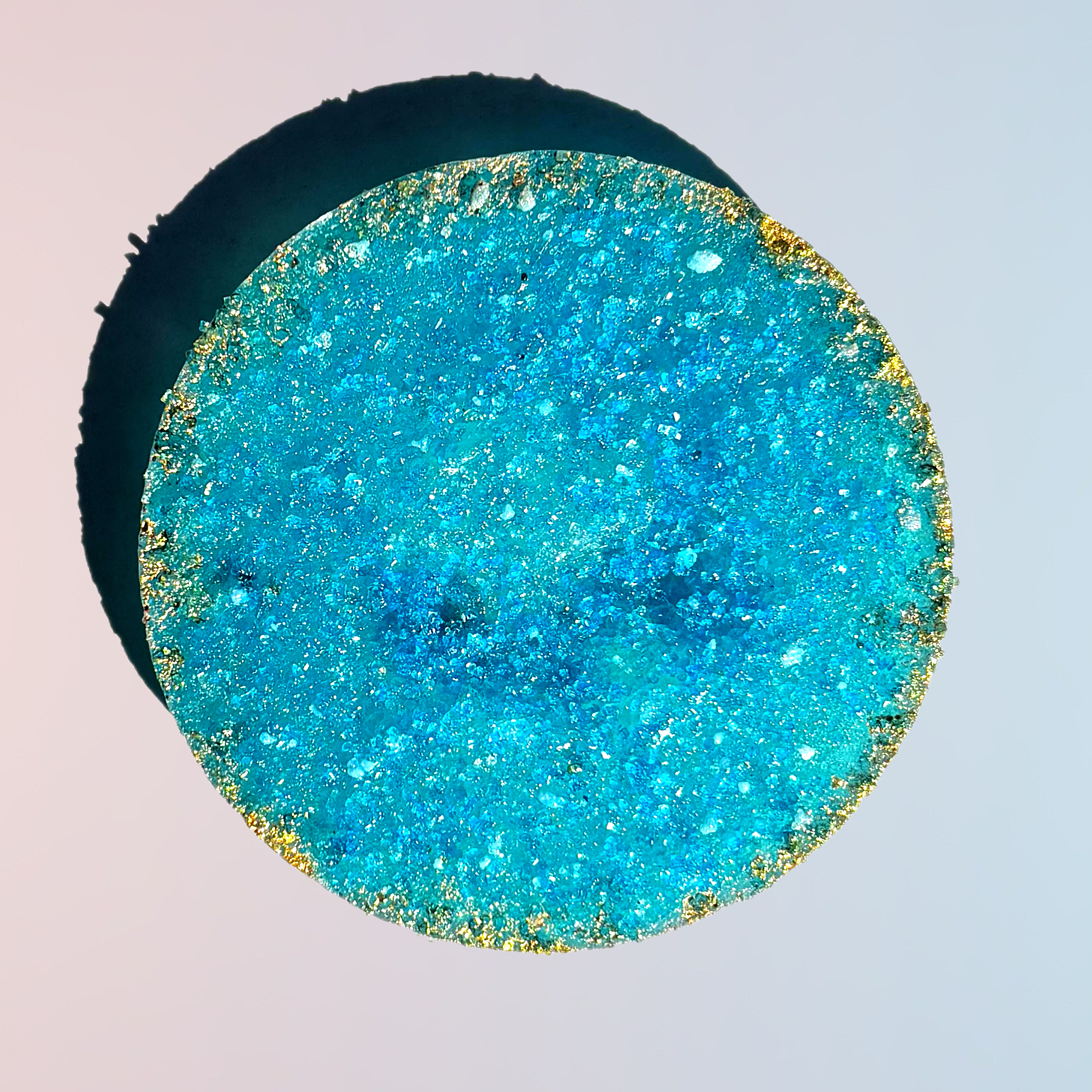 Blue Lemon Drop Sour Geode