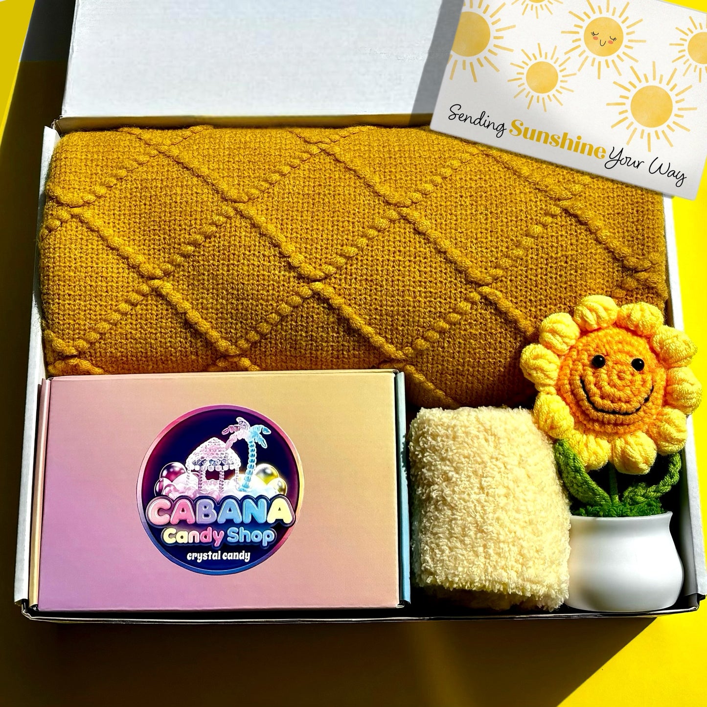 Sunshine Gift Box with Crystal Candy