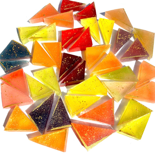 Crystal Candy Triangles