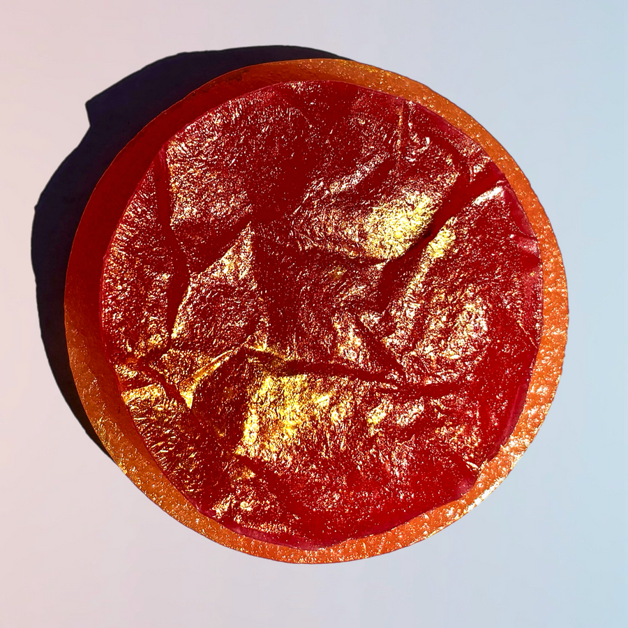 Raspberry Peach Geode