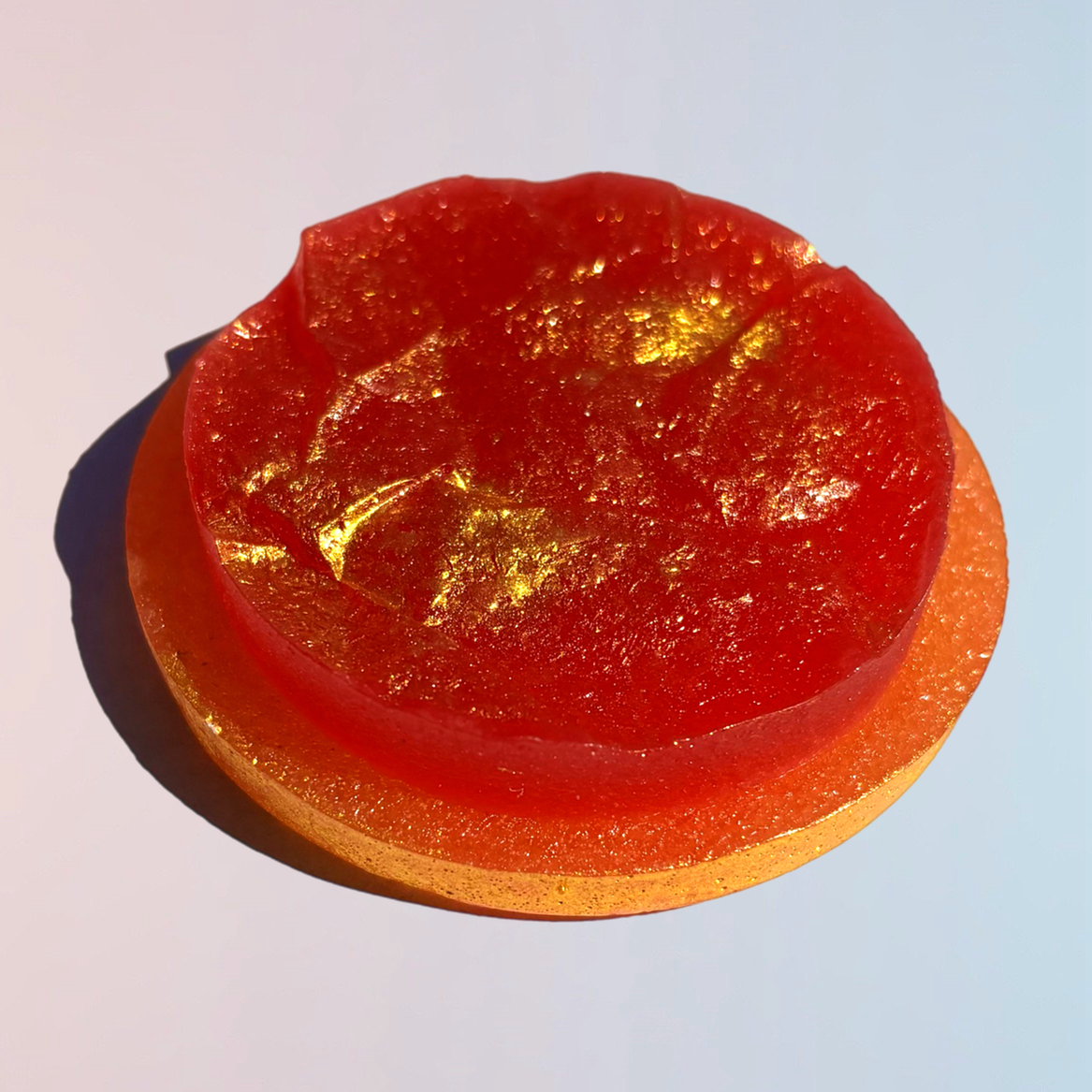 Raspberry Peach Geode