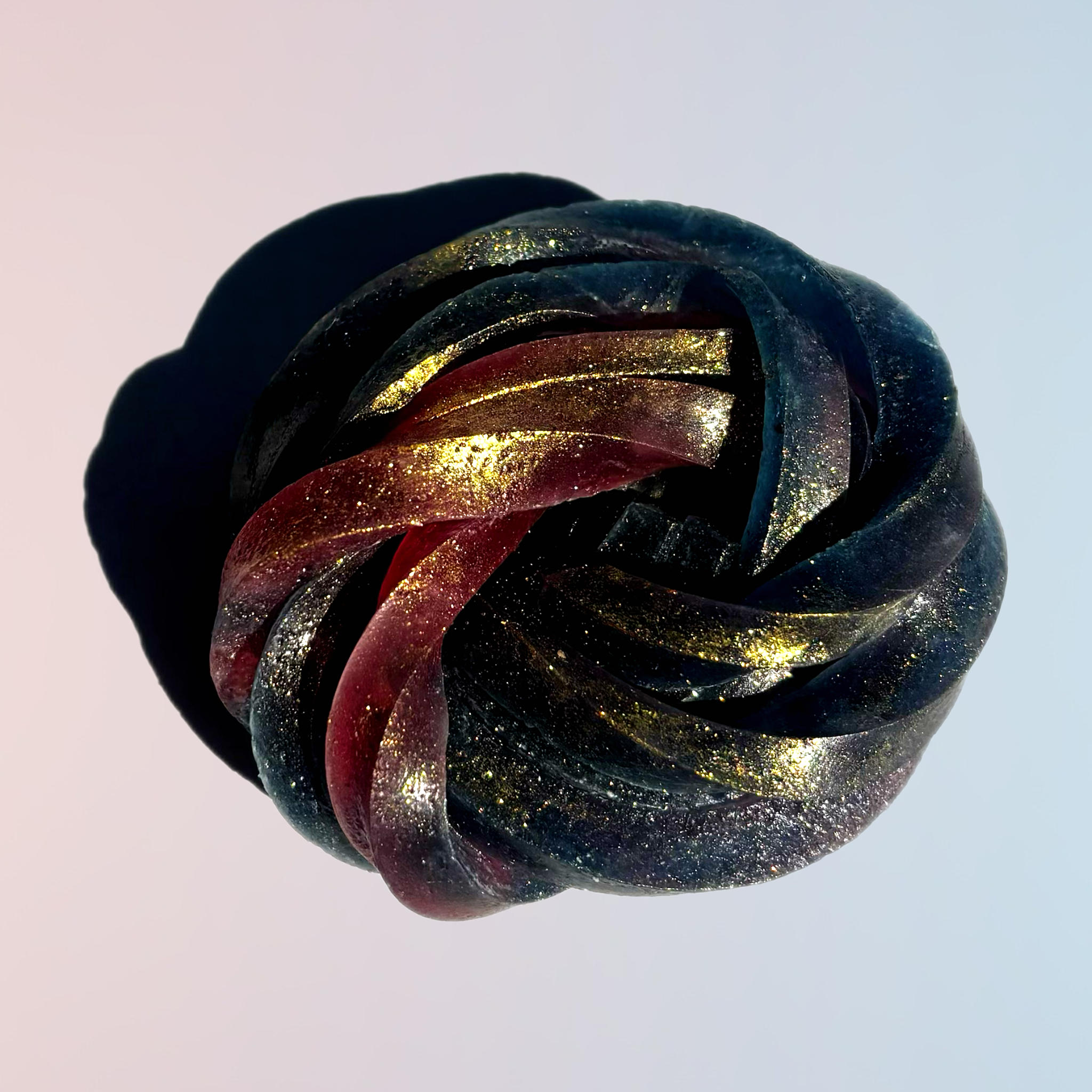 Very Blueberry Twisted Knot