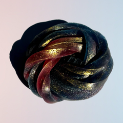 Very Blueberry Twisted Knot