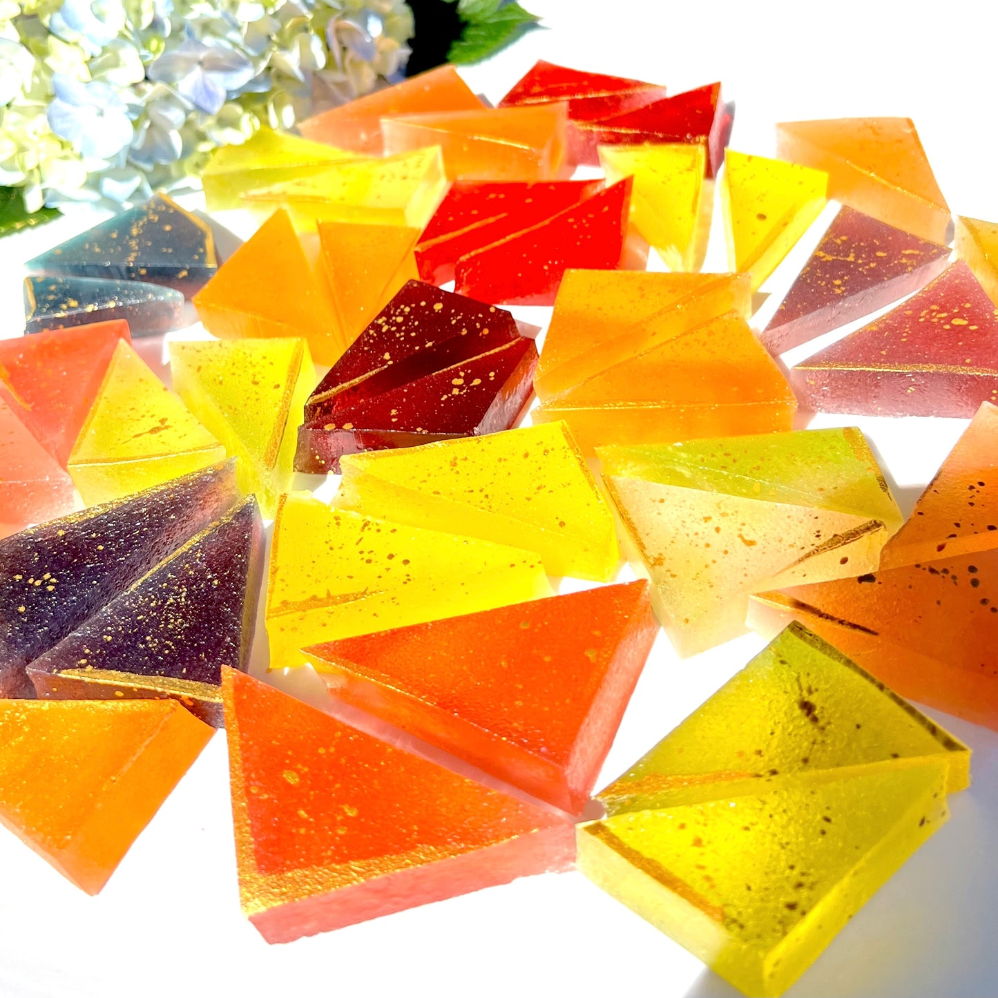 Crystal Candy Triangles