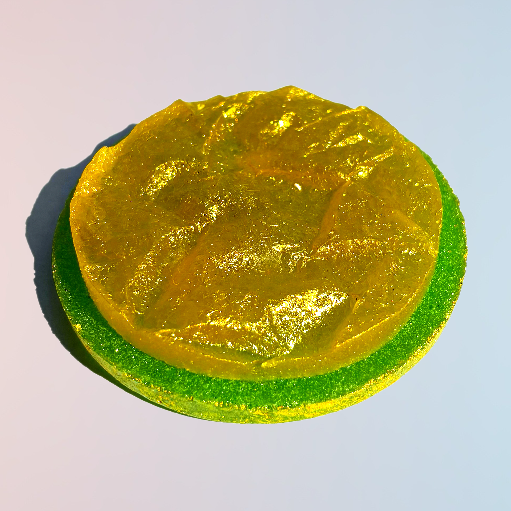 Orange Lime Geode