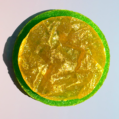 Orange Lime Geode