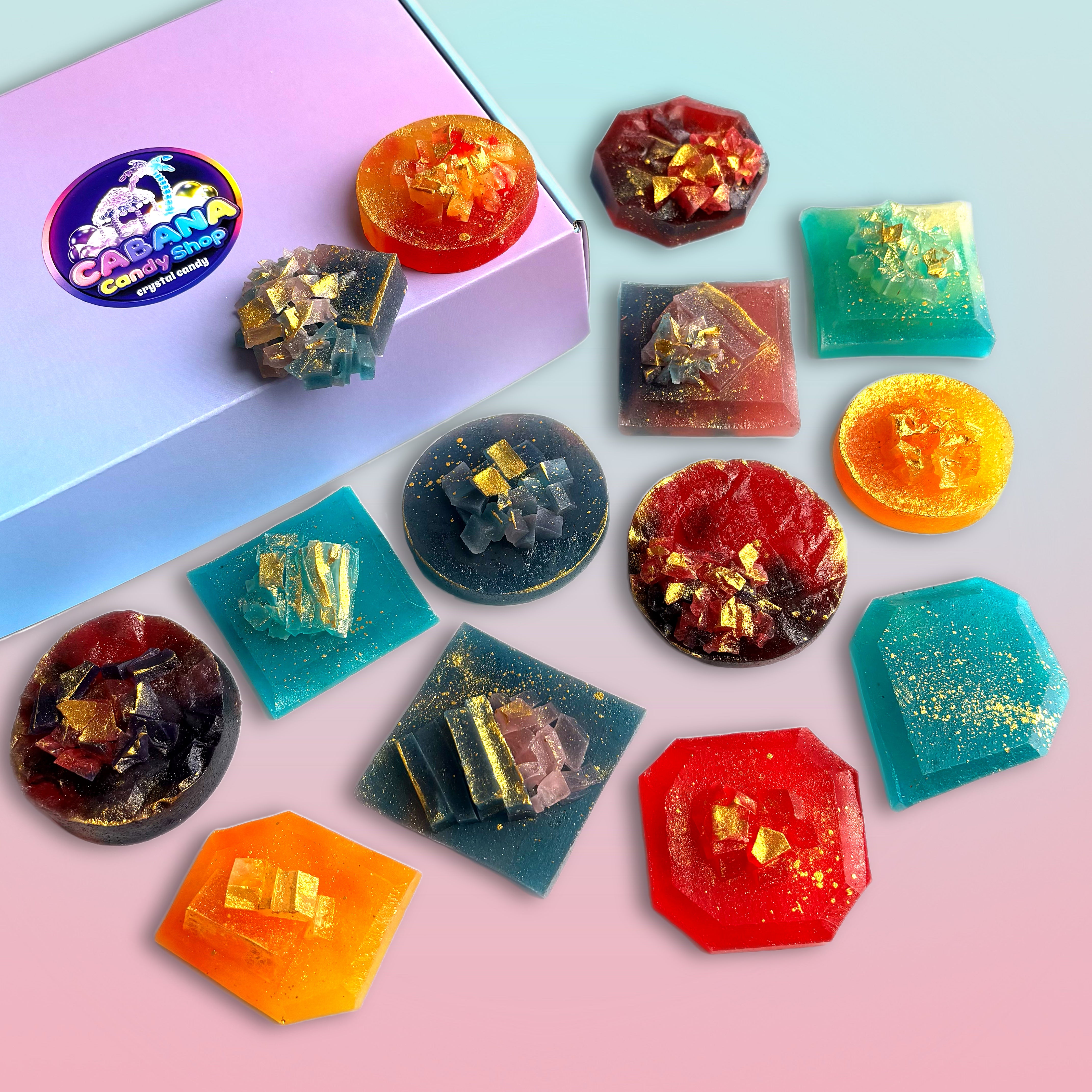 Crystal Candy Variety Box | 14 Pieces