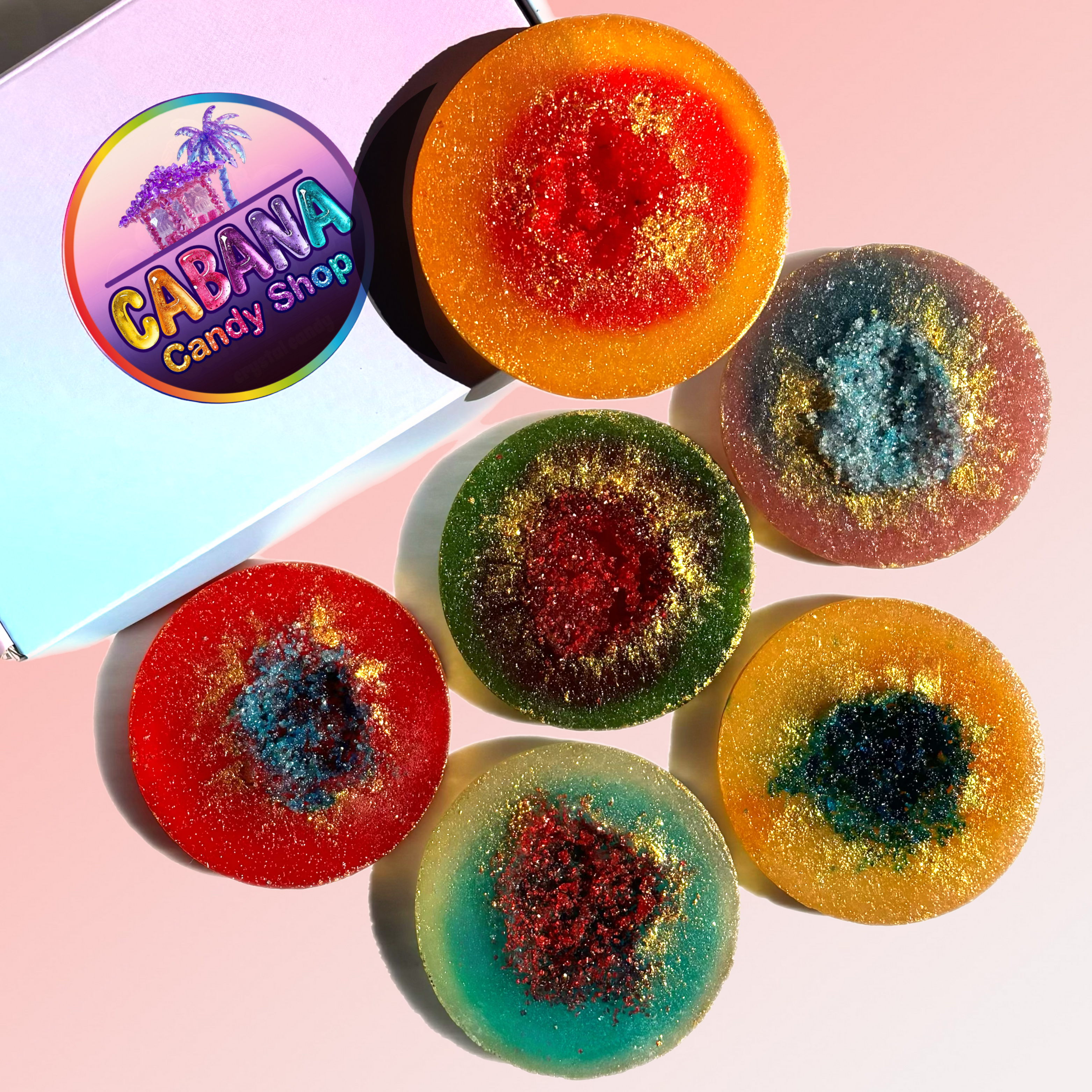 Geode Crystal Candy | 6 Pcs