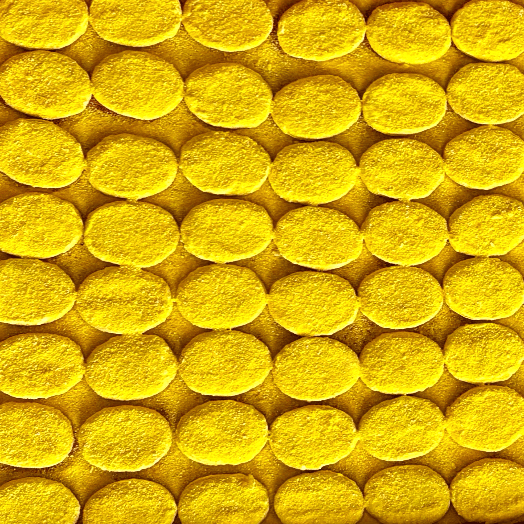 Coated Swedish Candy - Strawberry BUBS in Passion Fruit